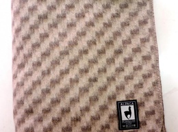 Одеяло INCALPACA (46% шерсть альпака, 33% шерсть мериноса,15% хлопок) OA-5