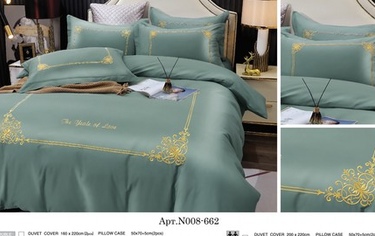 Постельное белье Карвен Сатин с вышивкой Семейный 662