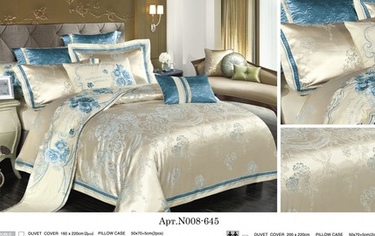 Постельное белье Карвен Жаккард с оборкой Евро 645