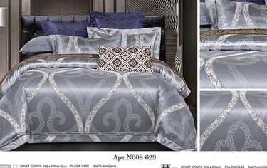 Постельное белье Карвен Жаккард с оборкой с оборкой семейный 629