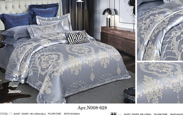 Постельное белье Карвен Жаккард с оборкой Евро 628