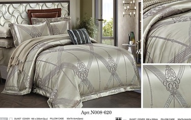 Постельное белье Карвен Жаккард с оборкой Евро 620