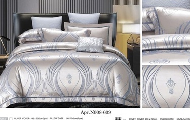 Постельное белье Карвен Жаккард с оборкой Евро 609