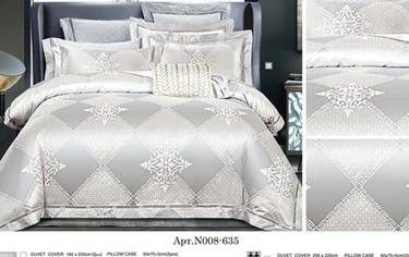 Постельное белье Карвен Жаккард с оборкой Евро 635