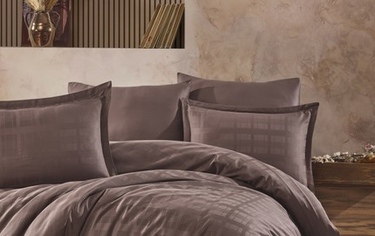 Постельное белье Karven сатин dark brown семейный Marsela v-6