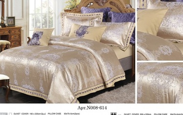 Постельное белье Карвен Жаккард с оборкой Евро 614